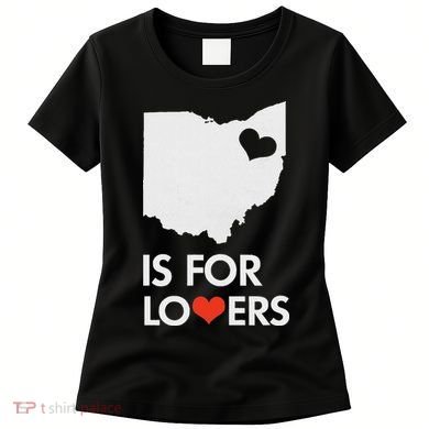 Throwback Vintage Ohio Is For Lovers T Distressed Women's T-Shirt