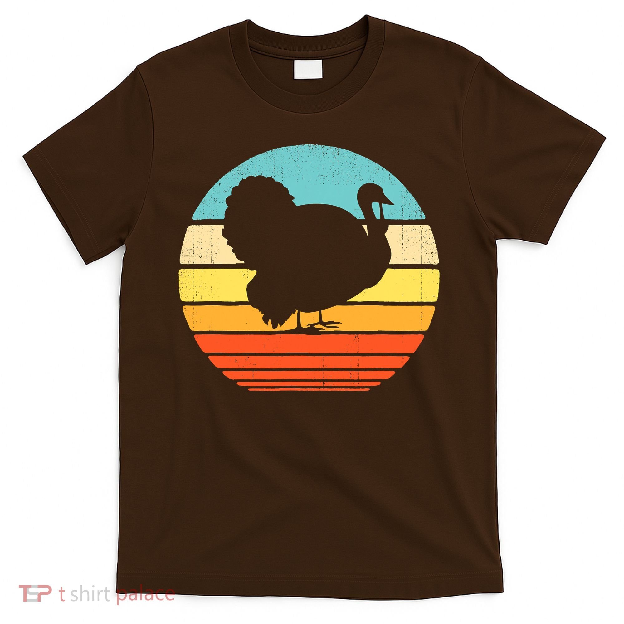 Turkey Vintage Retro Happy Thanksgiving  T-Shirt
