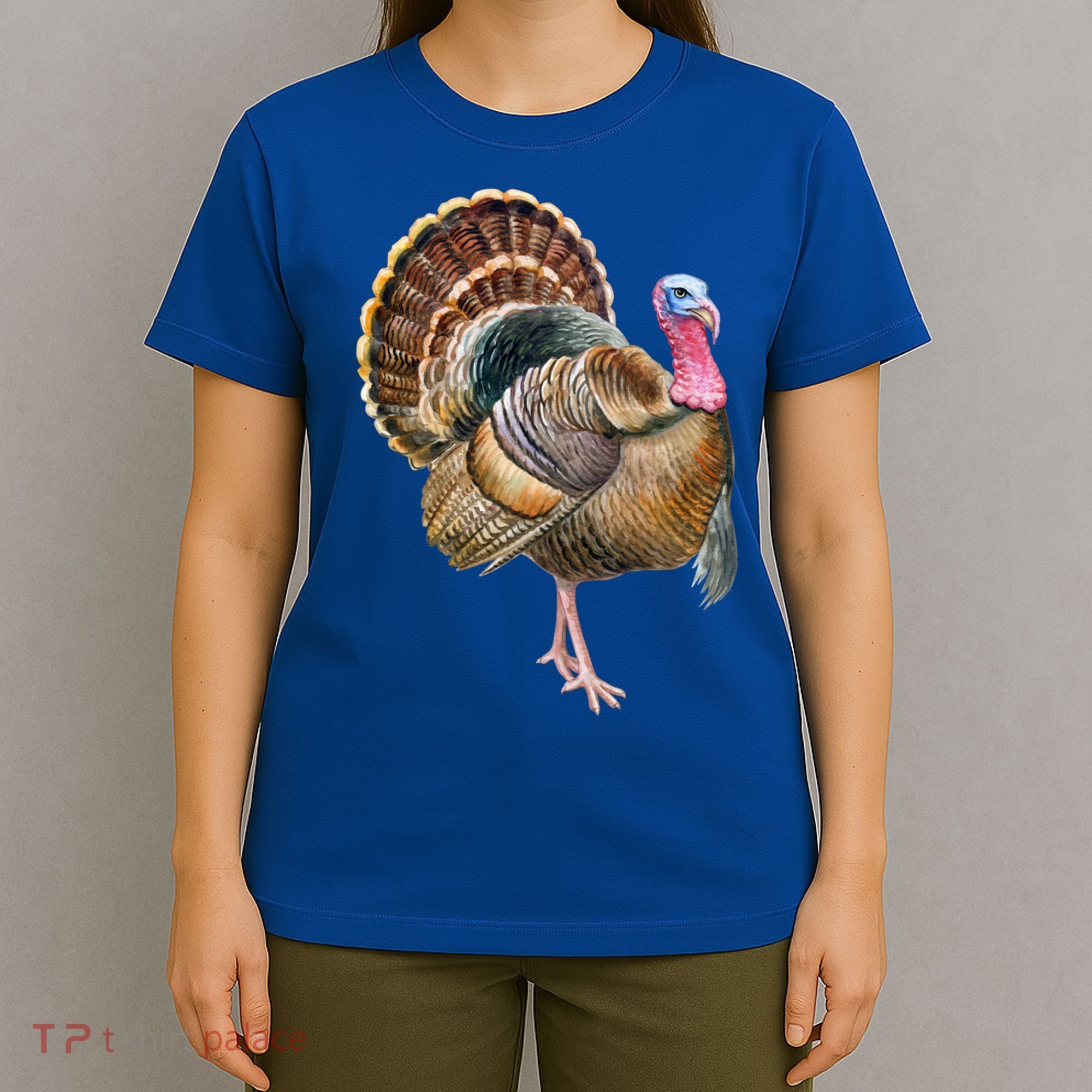 Turkey Vintage Retro Gobble Gobble Thanksgiving Classic Cool Gift T-Shirt