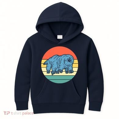 Tardigrade Vintage Retro Kids Hoodie