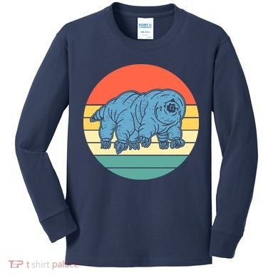 Tardigrade Vintage Retro Kids Long Sleeve Shirt