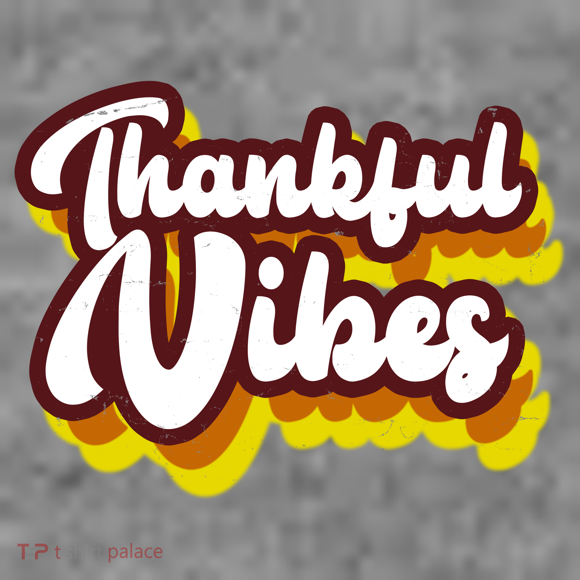Thankful Vibes Retro Vintage T-Shirt