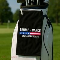 Trump Vance Save America 2024 Usa Election Golf Towel thumb 2