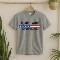 Trump Vance Save America 2024 Usa Election T-Shirt thumb 2