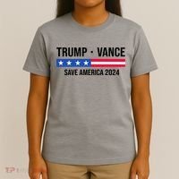 Trump Vance Save America 2024 Usa Election T-Shirt thumb 4