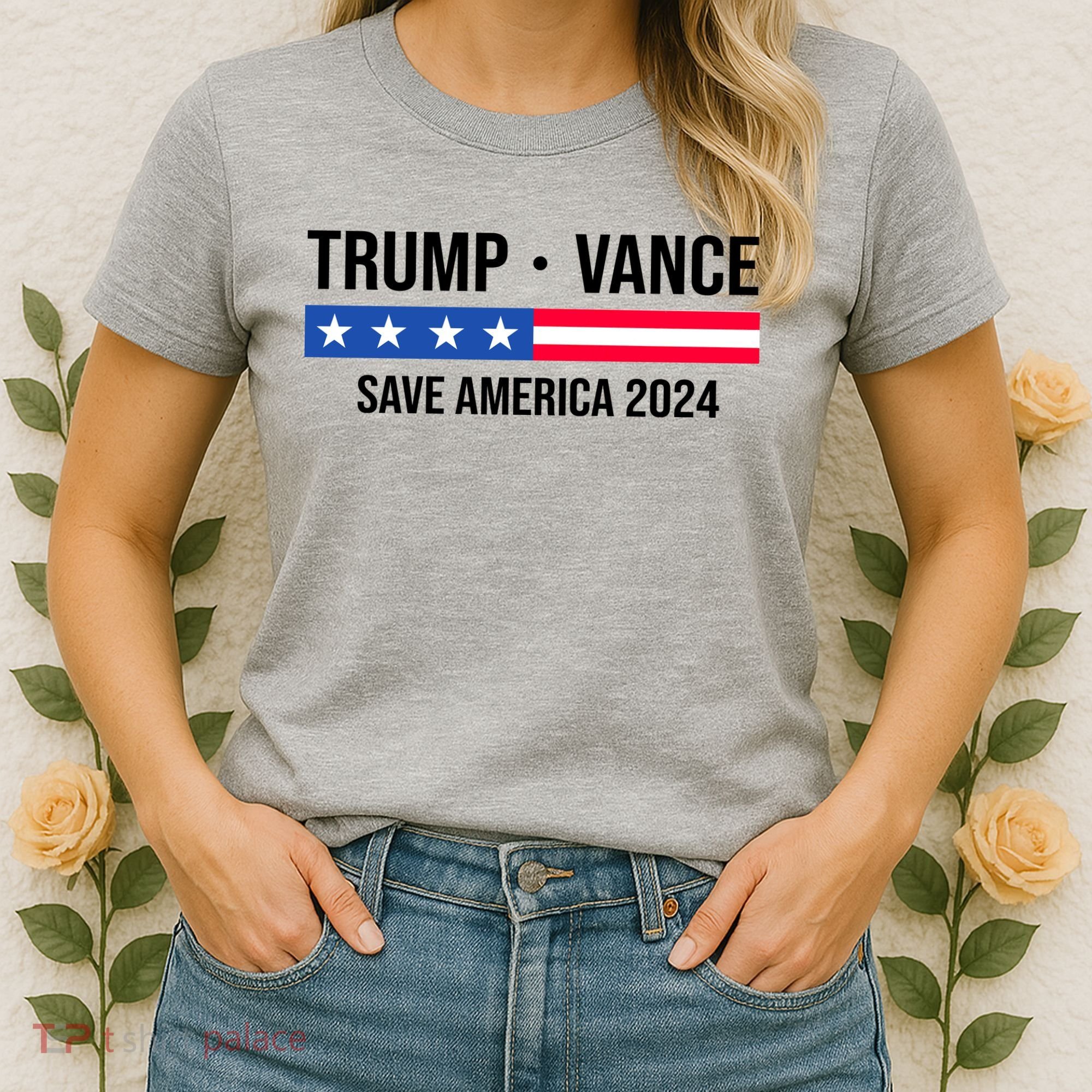 Trump Vance Save America 2024 Usa Election Women's T-Shirt