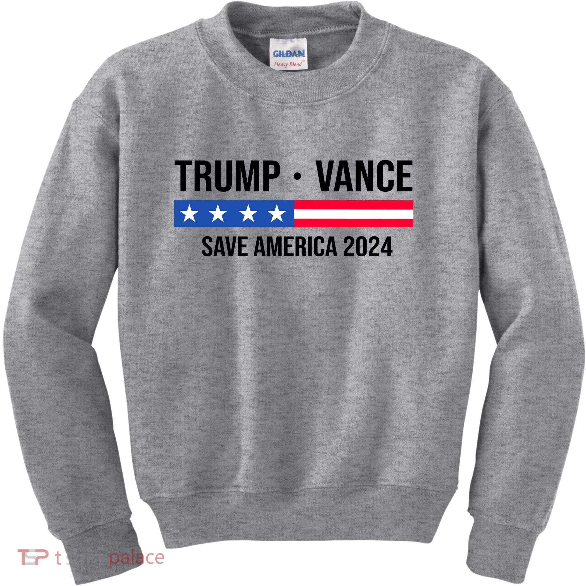Trump Vance Save America 2024 Usa Election Kids Sweatshirt