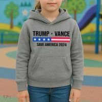 Trump Vance Save America 2024 Usa Election Kids Hoodie thumb 3