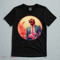 Trump Vice Style Sunglasses And Flamingos In Miami T-Shirt thumb 5