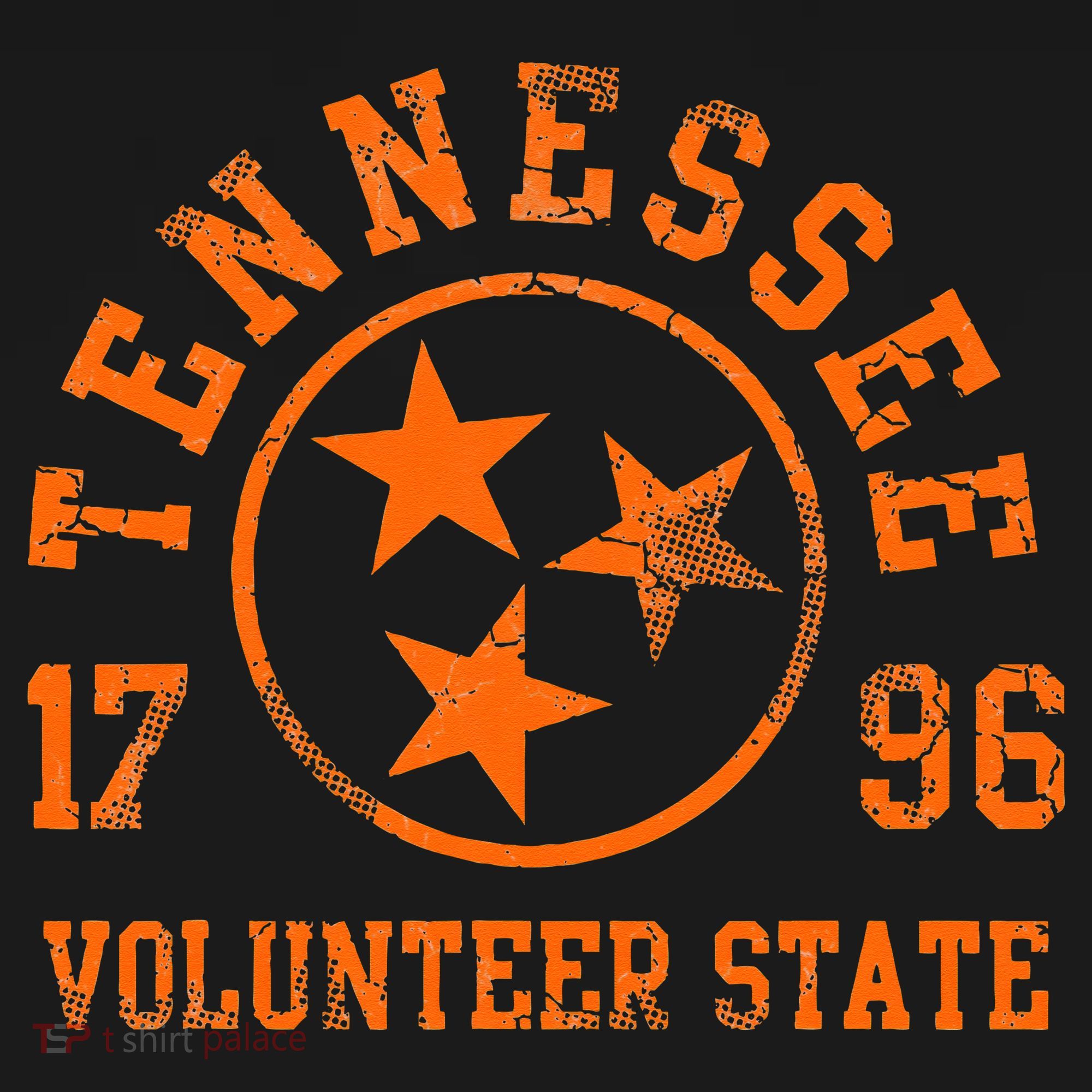 Tennessee Volunteer State Flag Home Vintage Distressed T-Shirt