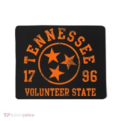 Tennessee Volunteer State Flag Home Vintage Distressed Mousepad