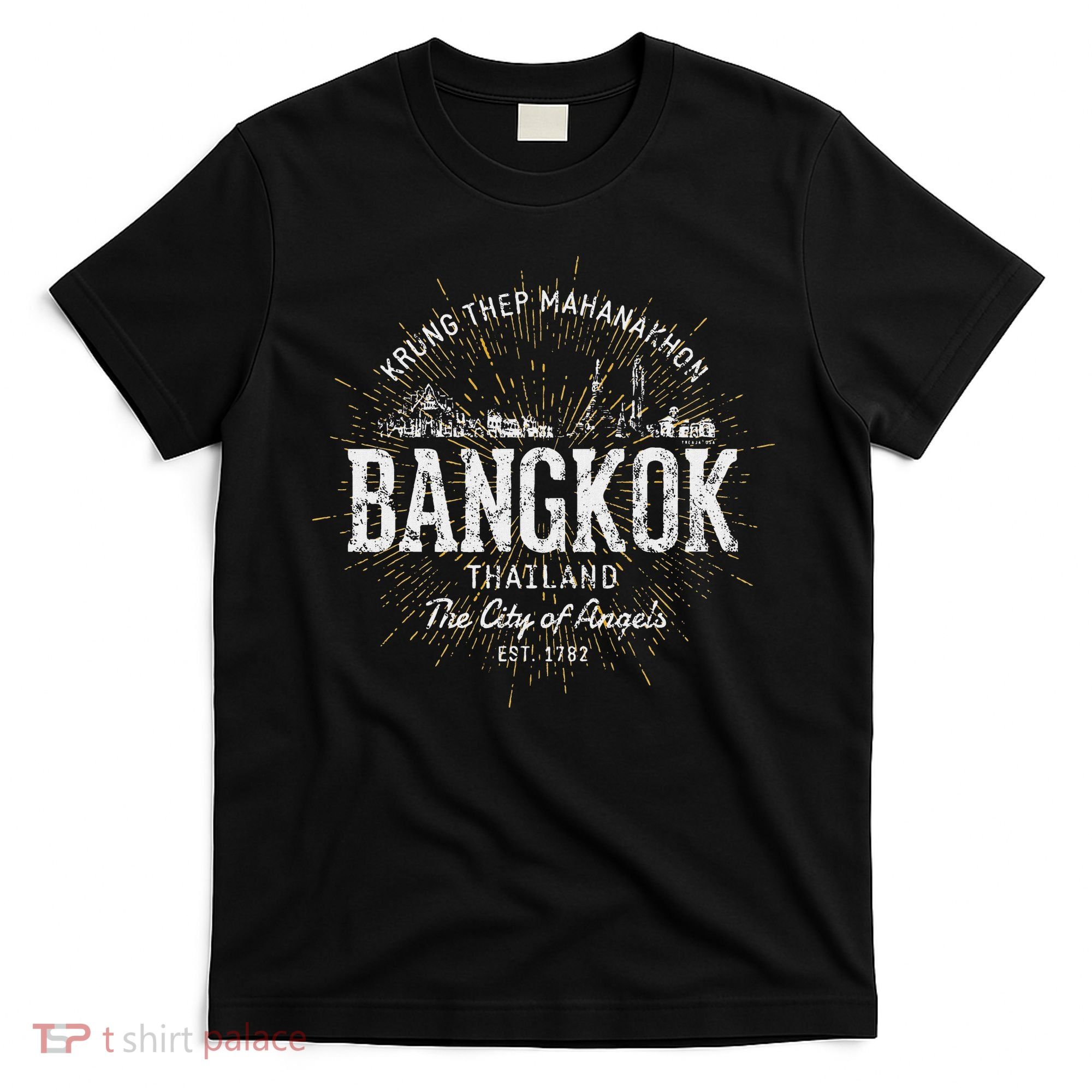 Thailand Vintage Style Retro Bangkok T-Shirt