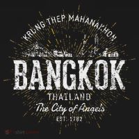Thailand Vintage Style Retro Bangkok T-Shirt thumb 7