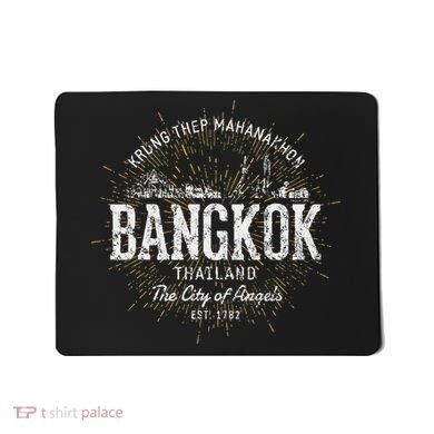 Thailand Vintage Style Retro Bangkok Mousepad