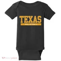 Texas Volleyball Baby Bodysuit thumb 0