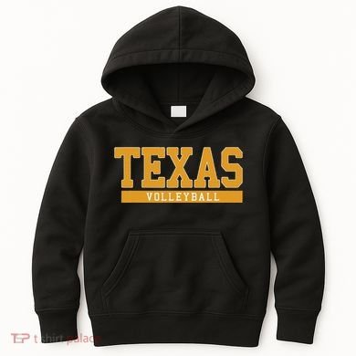 Texas Volleyball Kids Hoodie