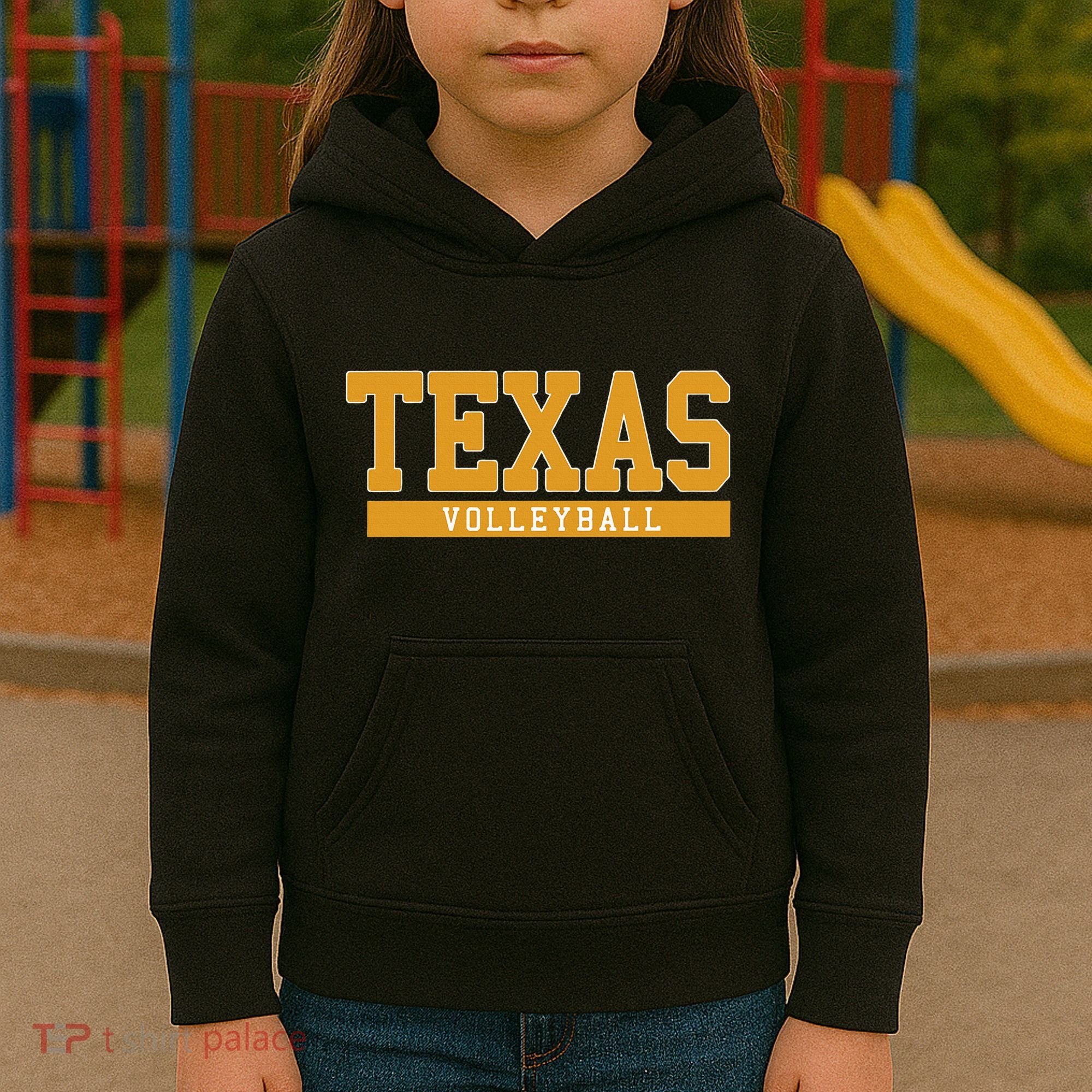 Texas Volleyball Kids Hoodie