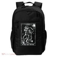 The Vet Tech Tarot Card Funny Veterinary Tech Backpack thumb 0