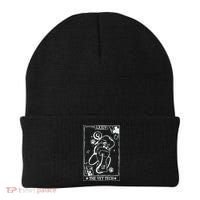 The Vet Tech Tarot Card Funny Veterinary Tech Beanie thumb 0