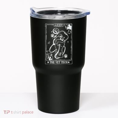 The Vet Tech Tarot Card Funny Veterinary Tech Tumbler