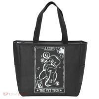 The Vet Tech Tarot Card Funny Veterinary Tech Tote Bag thumb 0