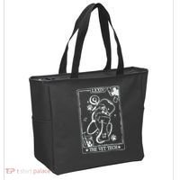 The Vet Tech Tarot Card Funny Veterinary Tech Tote Bag thumb 2