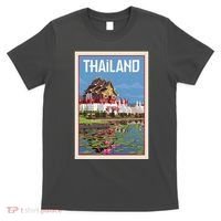 Thailand Vintage Travel Poster T-Shirt thumb 0