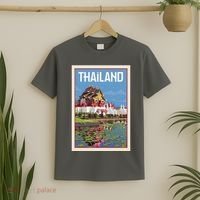 Thailand Vintage Travel Poster T-Shirt thumb 2