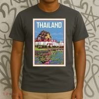 Thailand Vintage Travel Poster T-Shirt thumb 3