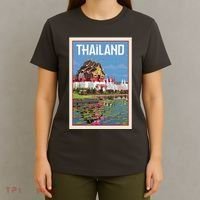 Thailand Vintage Travel Poster T-Shirt thumb 4