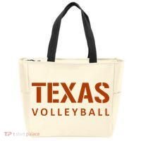 Texas Volleyball Tote Bag thumb 0