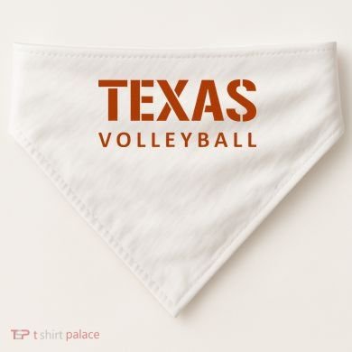 Texas Volleyball USA-Made Doggie Bandana