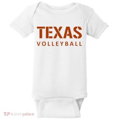 Texas Volleyball Baby Bodysuit
