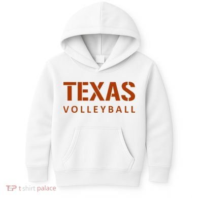 Texas Volleyball Kids Hoodie