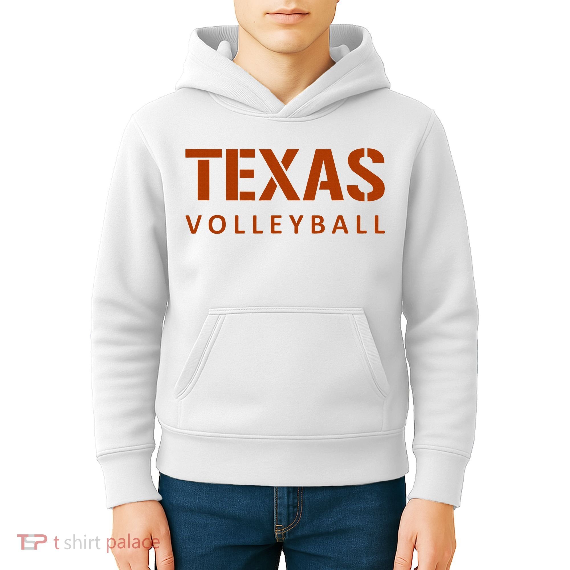 Texas Volleyball Kids Hoodie