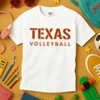 Texas Volleyball Kids T-Shirt thumb 3