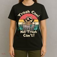 Trash Vintage Talker Raccoon Trash Can Not Trash Cant T-Shirt thumb 4