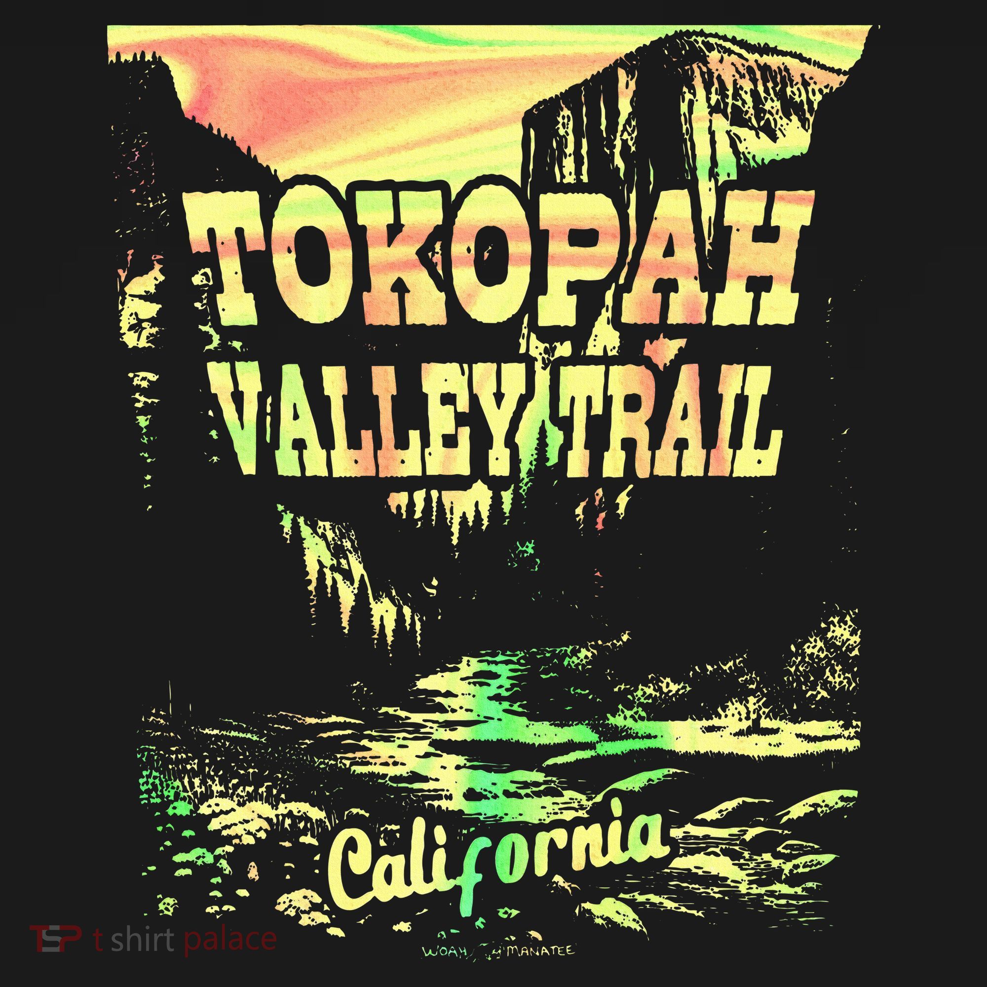 Tokopah Valley Trail California T-Shirt