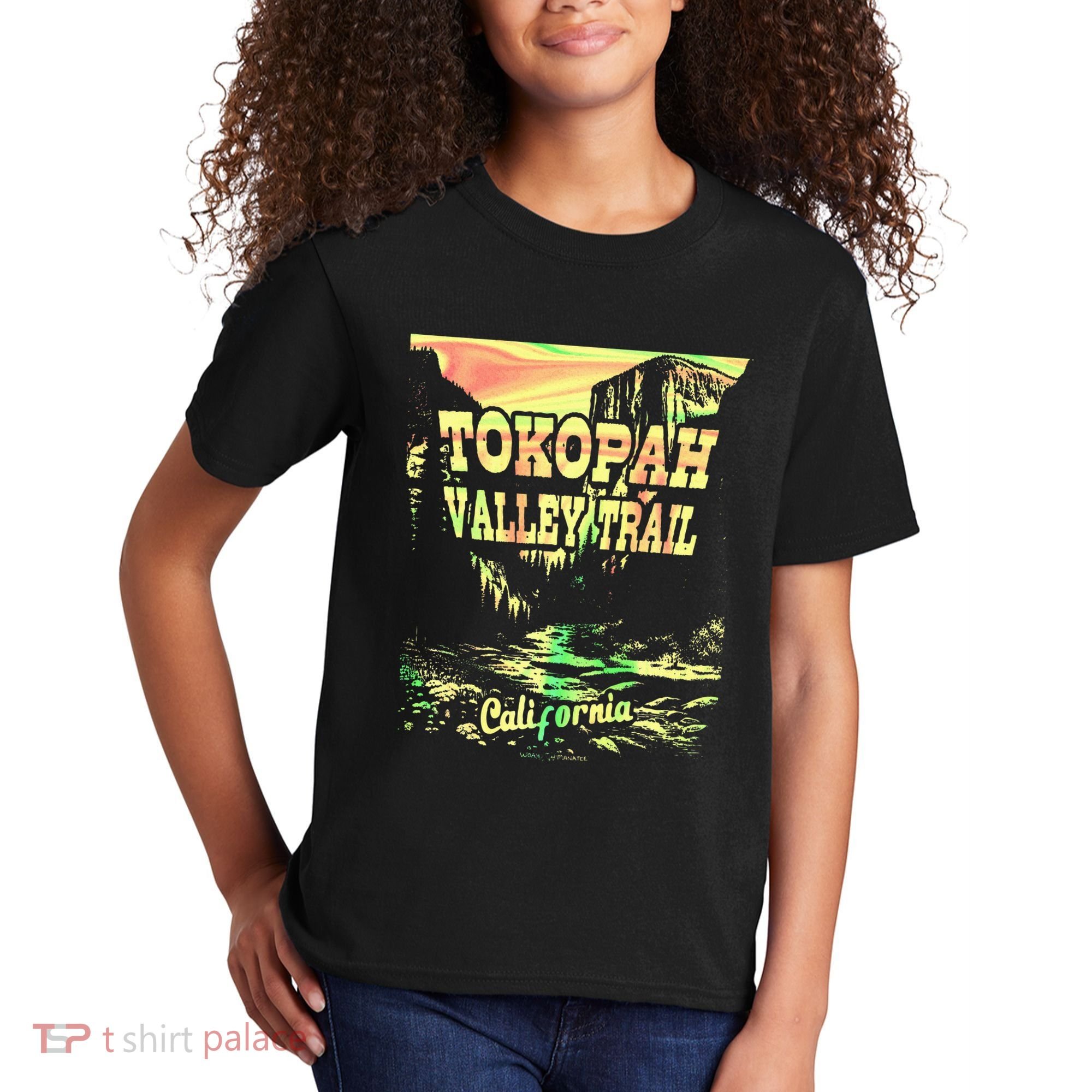 Tokopah Valley Trail California Kids T-Shirt