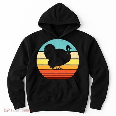 Turkey Vintage Thanksgiving Hoodie