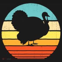 Turkey Vintage Thanksgiving T-Shirt thumb 7