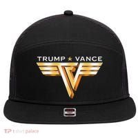 Trump Vance 7 Panel Mesh Trucker Snapback Hat thumb 0