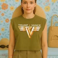 Trump Vance Garment-Dyed Women's Muscle Tee thumb 4