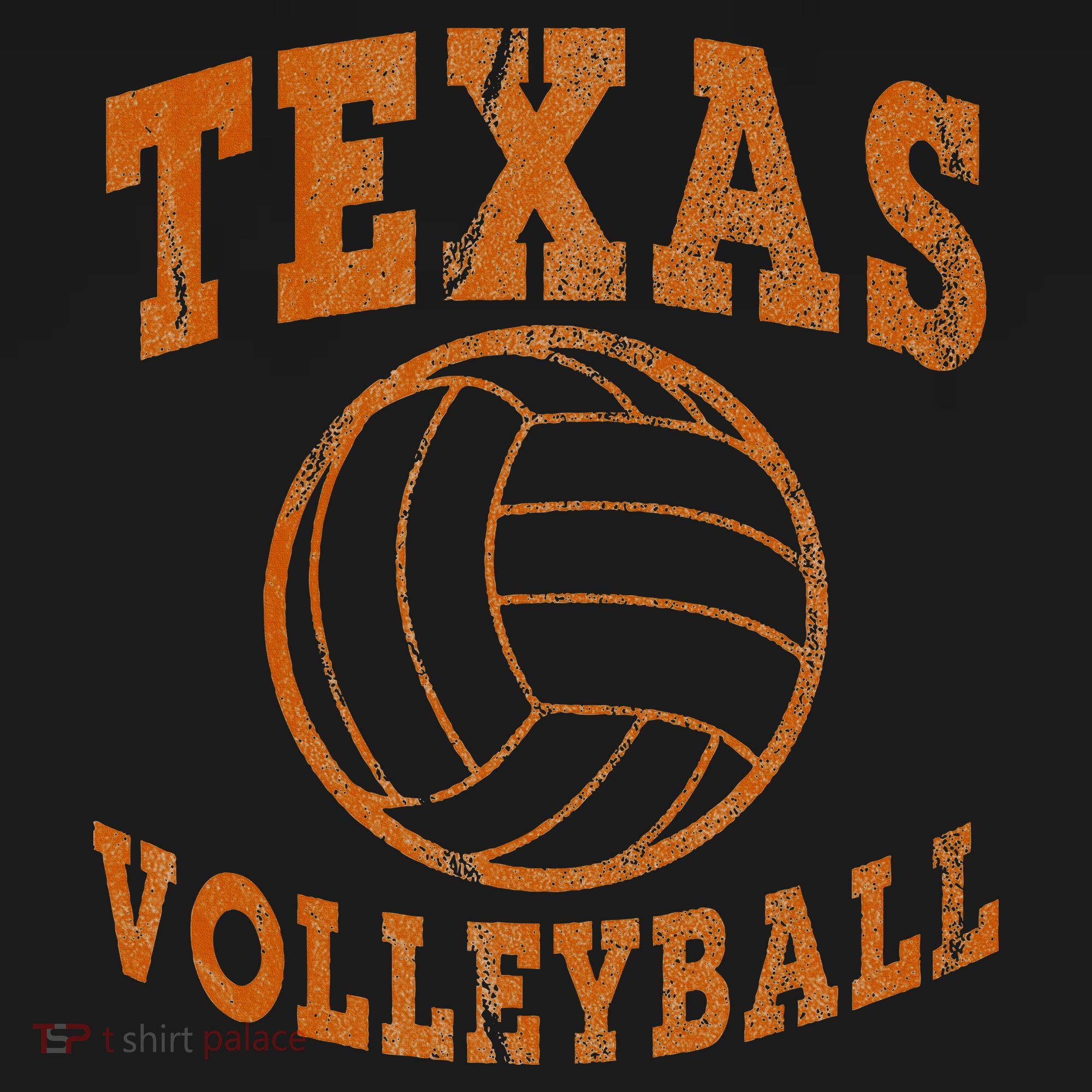 Texas Volleyball Vintage Distressed T-Shirt