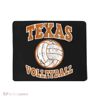 Texas Volleyball Vintage Distressed Mousepad