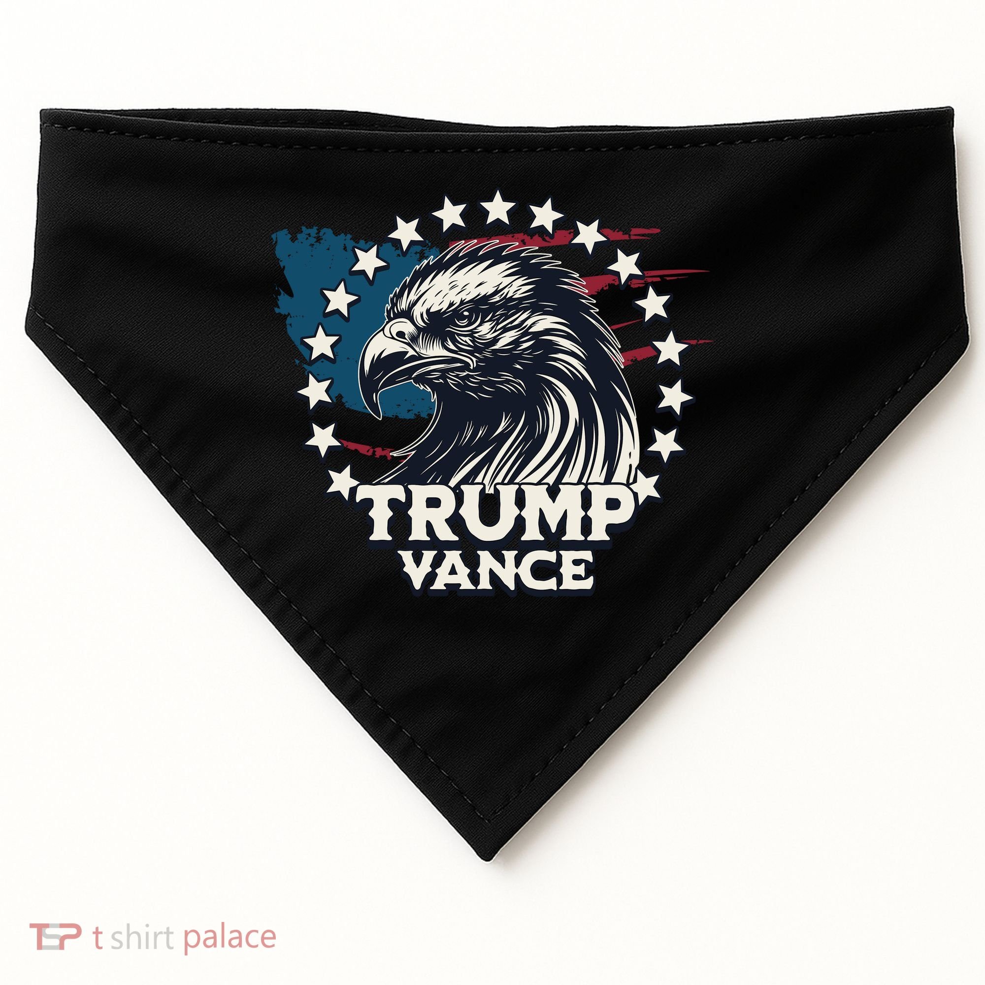 Trump Vance Victory Eagle USA-Made Doggie Bandana