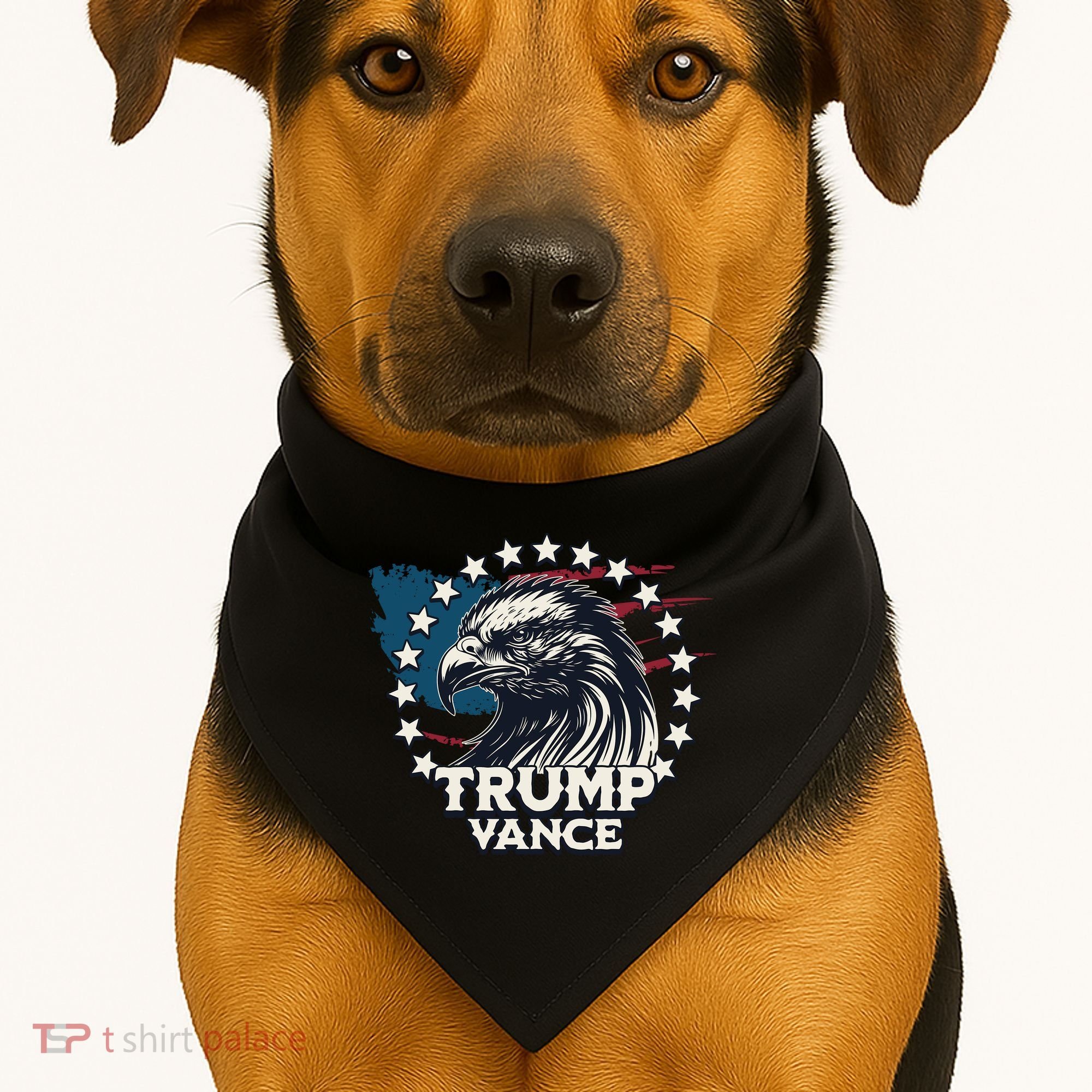 Trump Vance Victory Eagle USA-Made Doggie Bandana