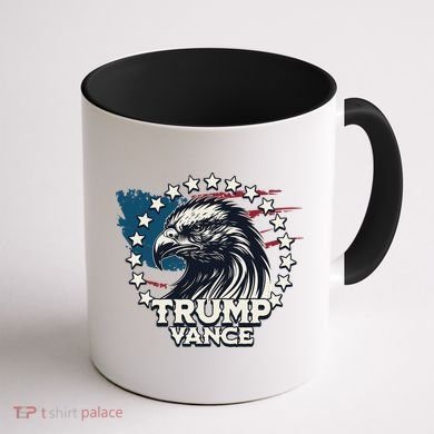 Trump Vance Victory Eagle Coffee Mug back