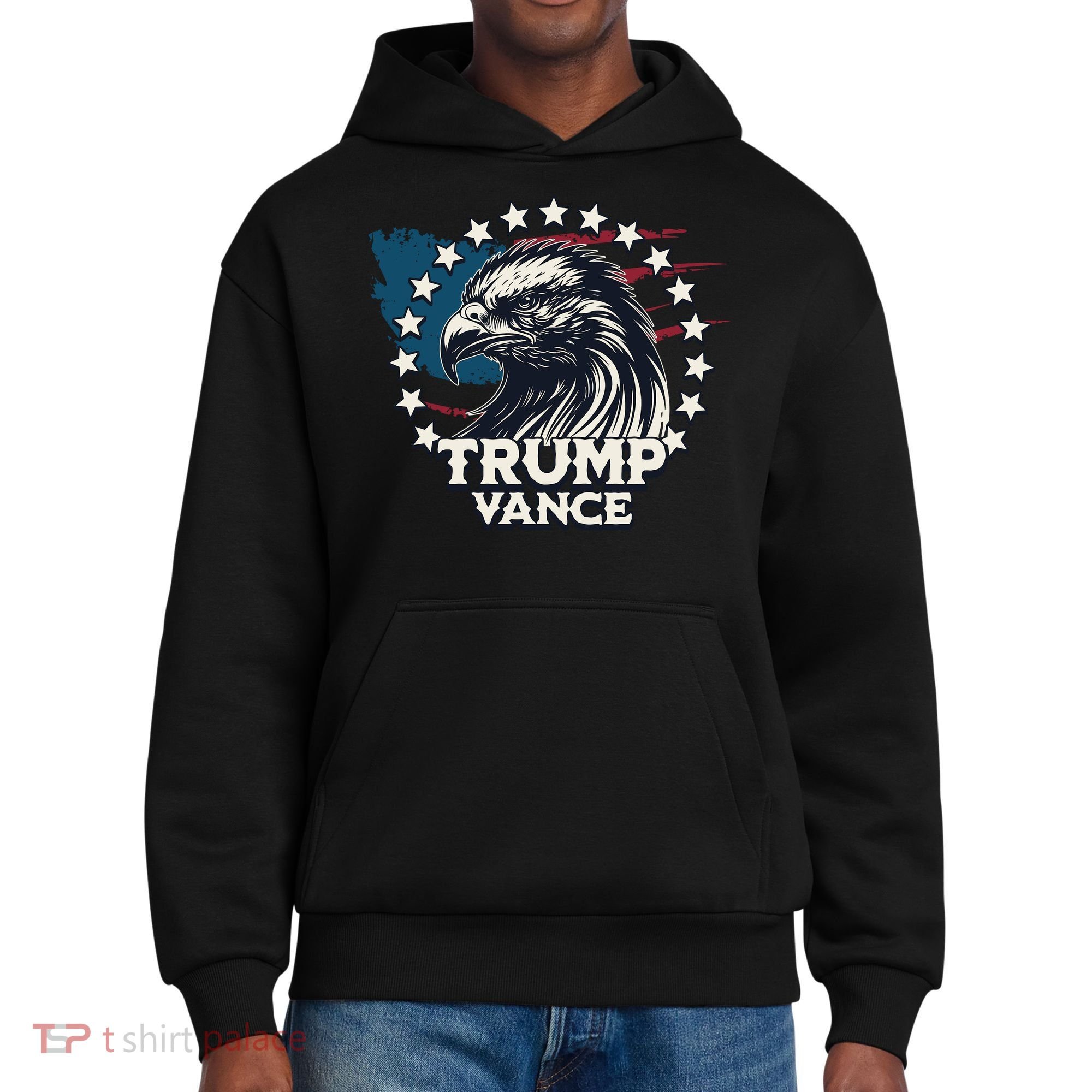 Trump Vance Victory Eagle District V.I.T. Heavyweight Hoodie