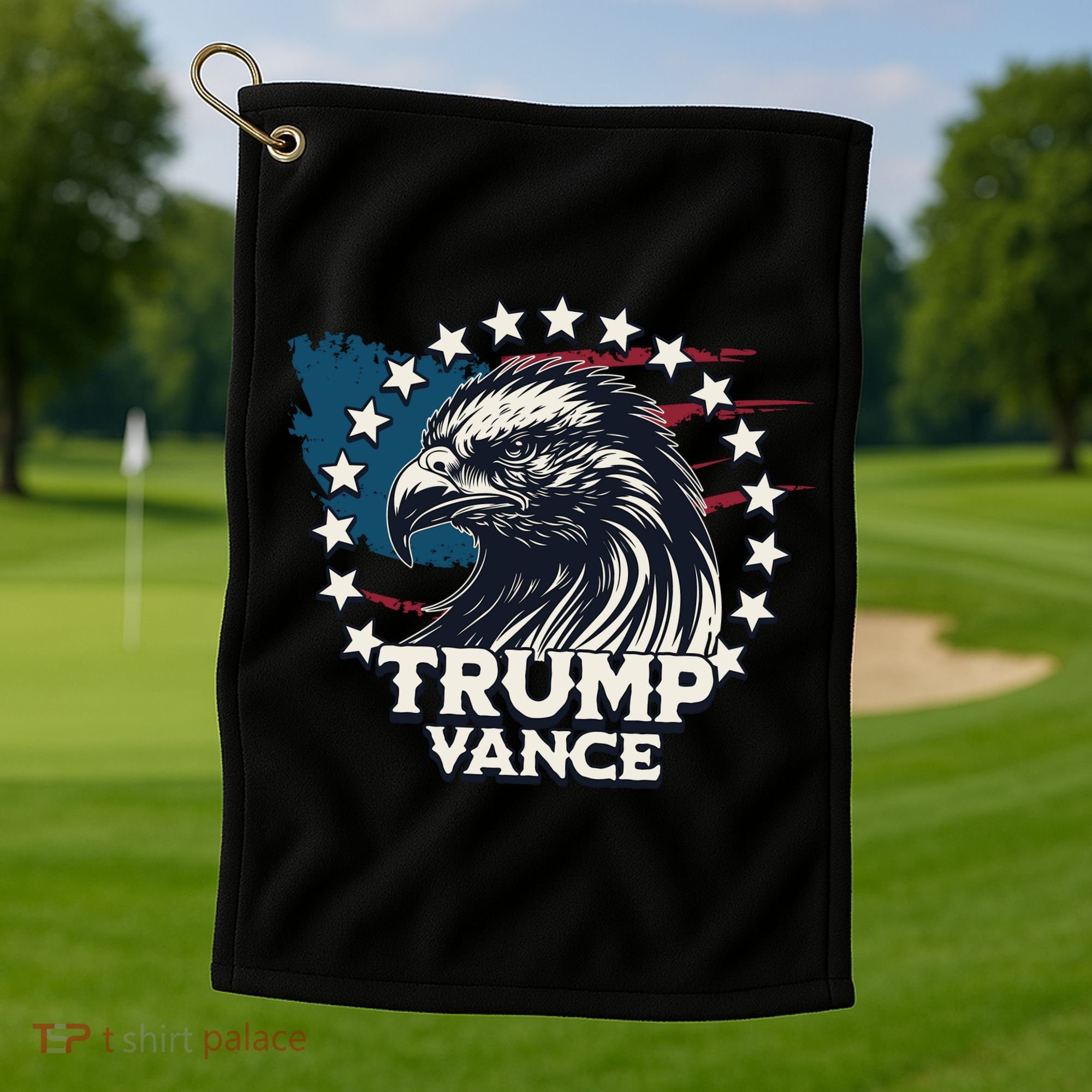 Trump Vance Victory Eagle Golf Towel